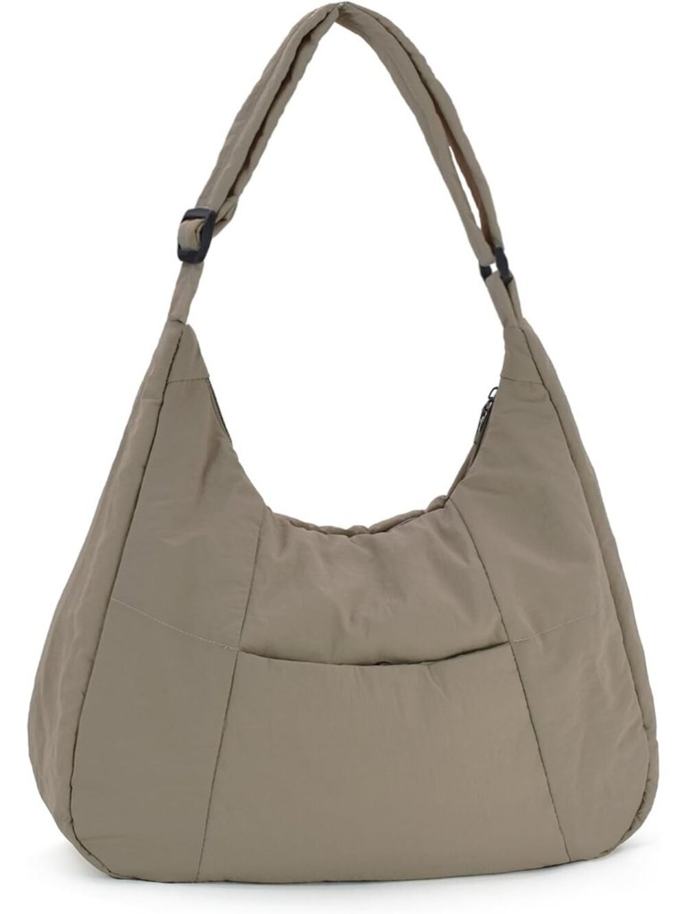 Large Nylon Crossbody Purse Women Hobo Crescent Shoulder Bag Slouchy Tote Bag Ca